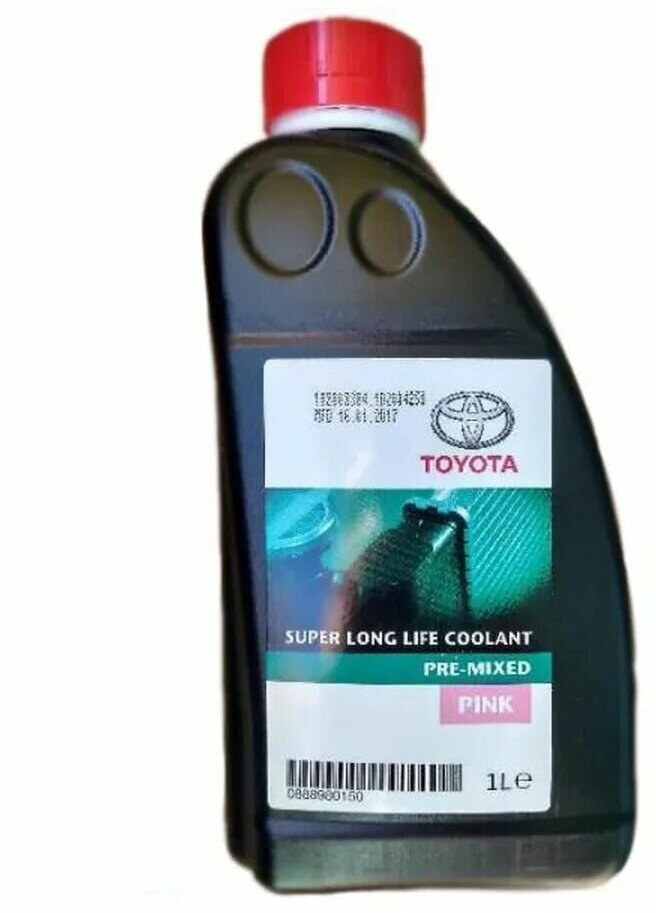 Антифриз TOYOTA SLLC PRE-MIXED G12 готовый -35C розовый 1 л 08889-80150