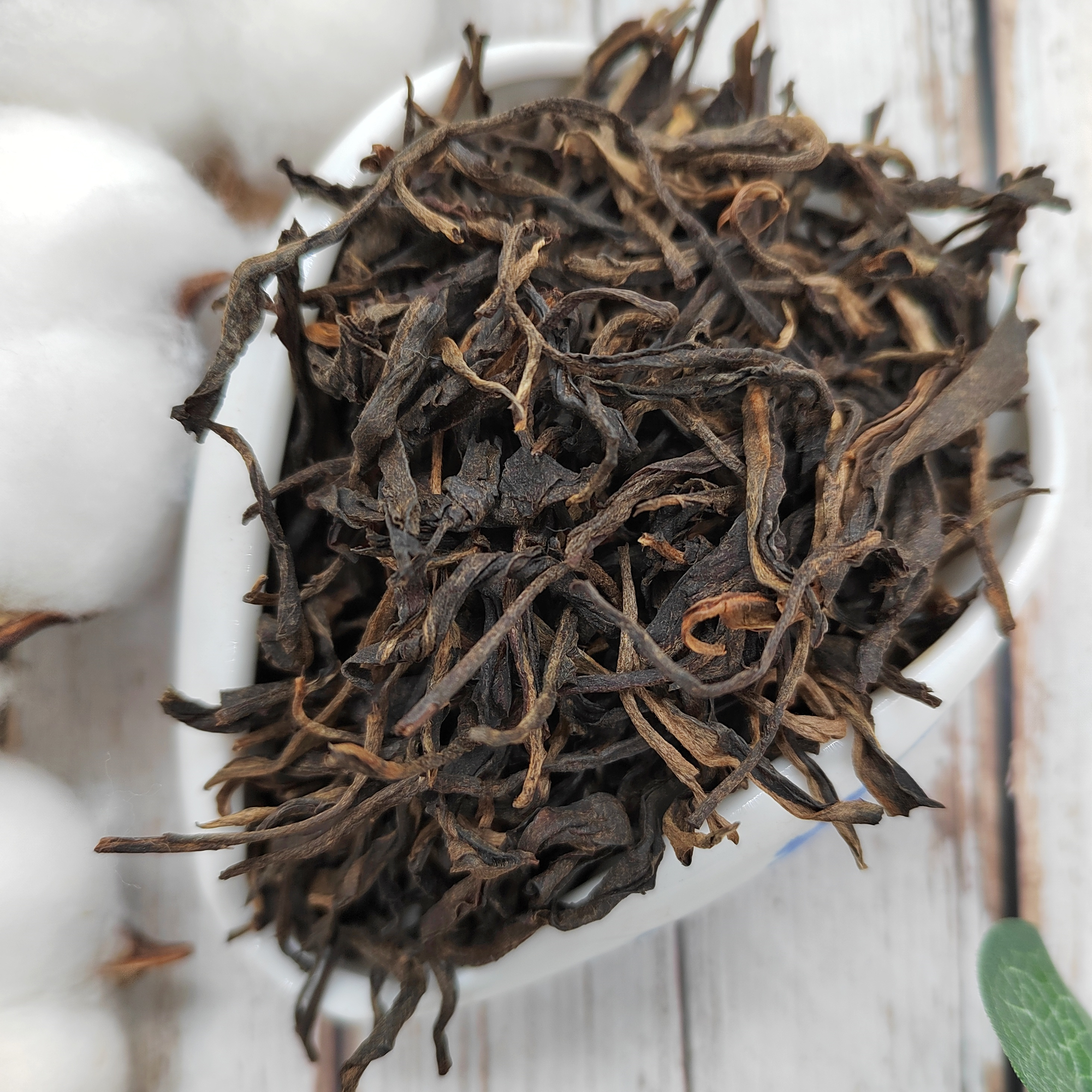 Китайский Черный чай Габа 100 гр / листовой рассыпной натуральный - фотография № 3