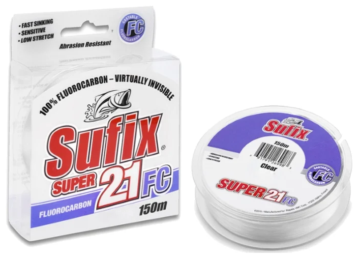  Sufix Super 21 Fluorocarbon 150. 0.18. CLEAR