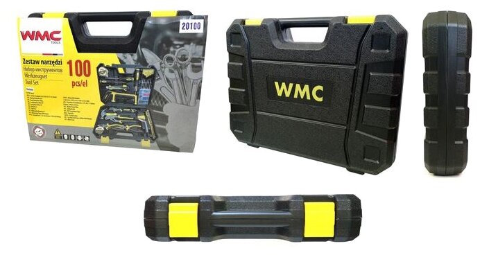 WMC Tools Набор инструмента слесарный,шарнирно-губцевый,1/4" 100пр. WMC-20100 - фотография № 6