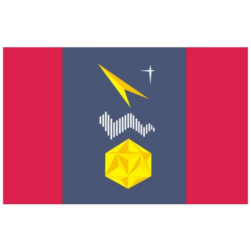 флаг города мирный якутия Флаг города Мирный (Архангельская область)