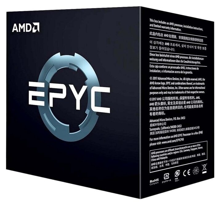 Процессор AMD EPYC 7H12 SP3 LGA,  64 x 2600 МГц, OEM