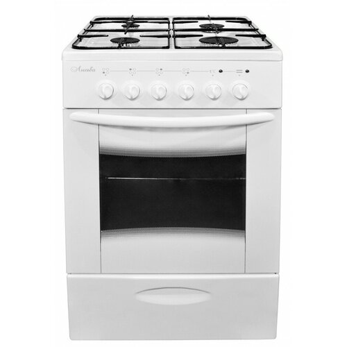 Плита газэл Лысьва ЭГ 4к01 МС-2у без крышки чугунная решетка белый 2546700₽