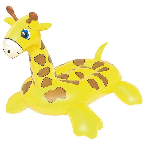 фото Надувная игрушка bestway жираф матрас 41082 bw желтый