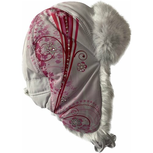 фото Шапка ушанка tutu зимняя, подкладка, размер 50-52, серый