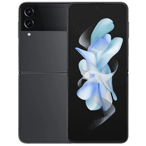 смартфон samsung galaxy z flip4 8 гб 256 гб nano sim e sim синий Смартфон Samsung Galaxy Z Flip4 8/512 ГБ, nano SIM+eSIM, графит
