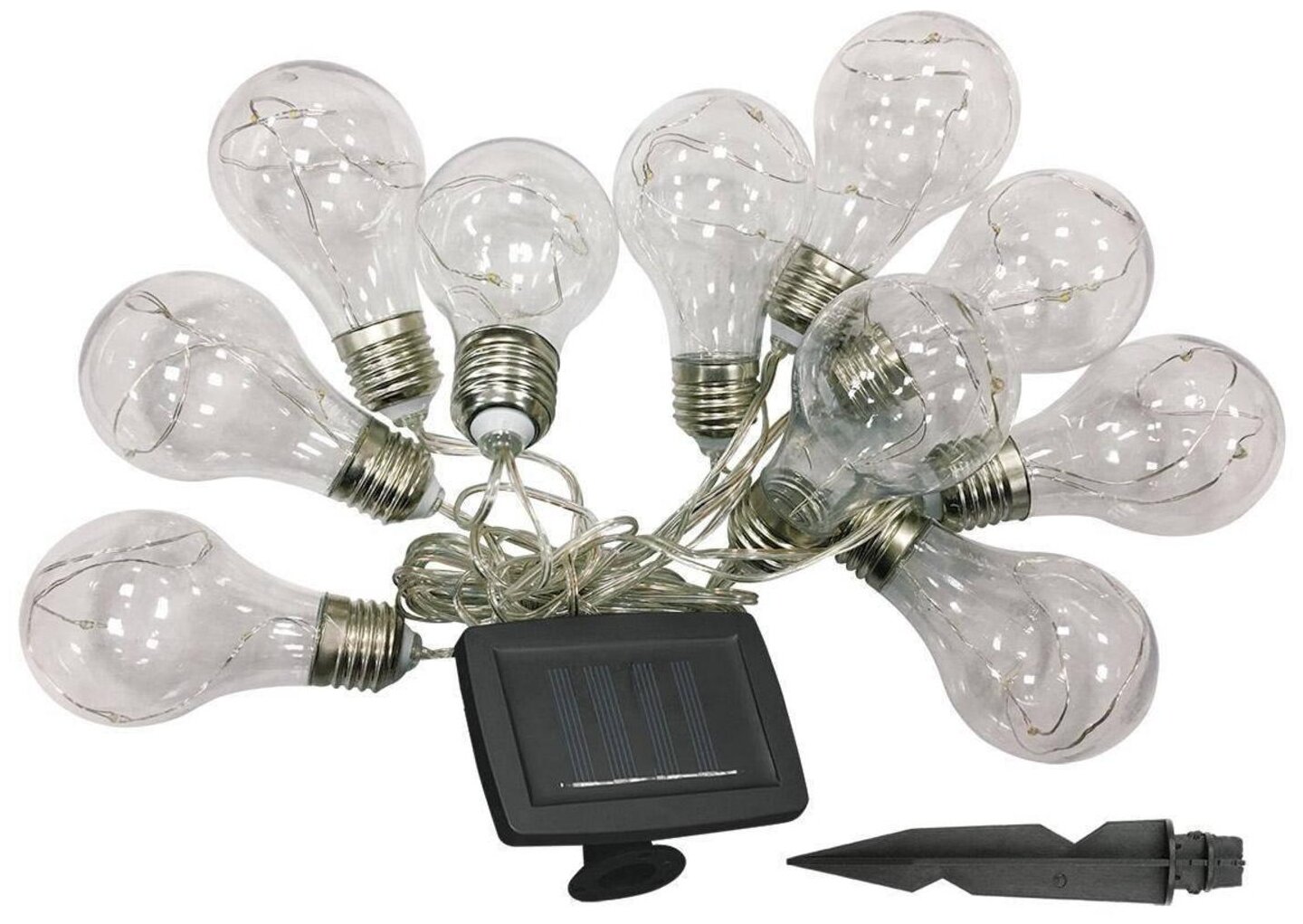 Гирлянда Uniel Уличная гирлянда на солнечной батарее USL-S-126/PT4000 Bulbs, 3.8 м