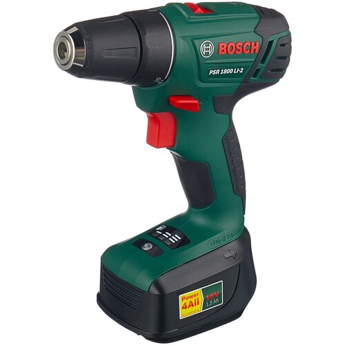 Аккумуляторный шуруповерт BOSCH PSR 1800 6039A3121 2997600₽