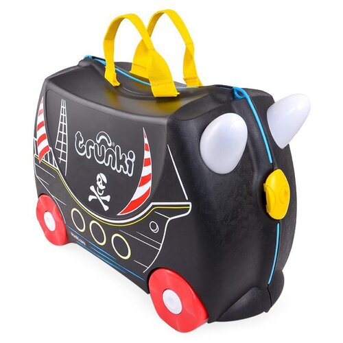 Чемодан-каталка  trunki, ручная кладь, 46х31х21 см, 18 л, 1.7 кг, черный