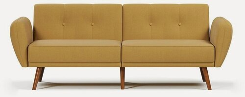 Изображение товара Диван 4Нome Сьюзан, 210х83х88 см, диван прямой, маленький, небольшой, ППУ, высокая спинка, на ножках, диван для кухни