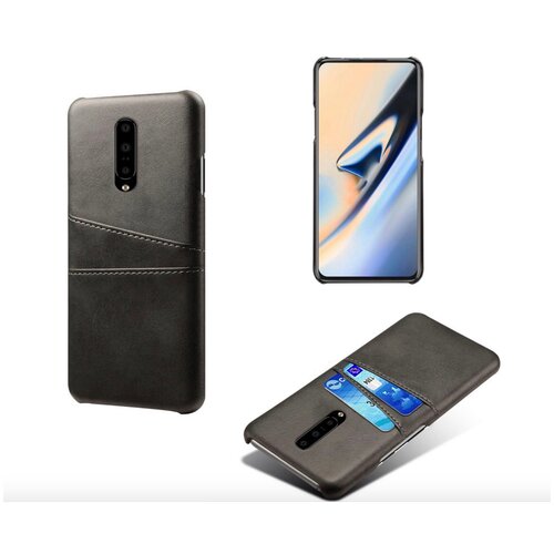 фото Чехол панель-накладка mypads для asus zenfone 4 max zc554kl 5.5 из качественной импортной кожи с визитницей с отделением для банковских карт мужской женский черный