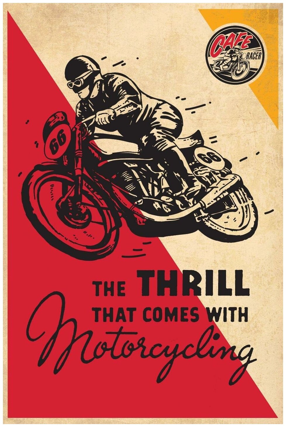 Постер / Плакат / Картина Мотоциклы - Мотокросс 60х90 см в подарочном тубусе