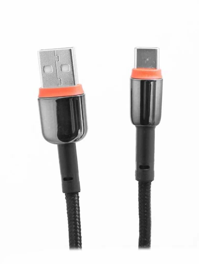 Аксессуар Ldnio LS591 USB - Type-C 2.4A 1m Black-Orange LD_C3820