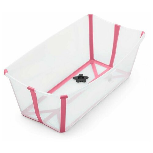 Ванночка Stokke Flexi Bath Transparent Pink детские ванночки stokke ванночка flexi bath