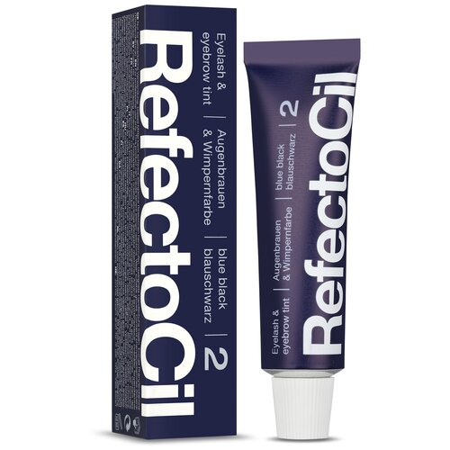 RefectoCil Краска для ресниц и бровей, 15 мл, 2, blue black, 15 мл, 15 г, 1 уп. refectocil краска для бровей 3 1 светло коричневая 15 мл