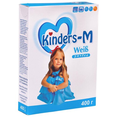 Стиральный порошок Бархим Kinders-M Weiss, 0.4 кг