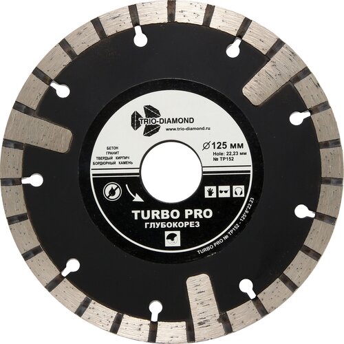 125 Turbo Pro Глубокорез 125*10*22.23 mm