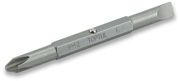 Насадка для отвертки PH2xSL6 75 мм TOPTUL (FKAA0206)