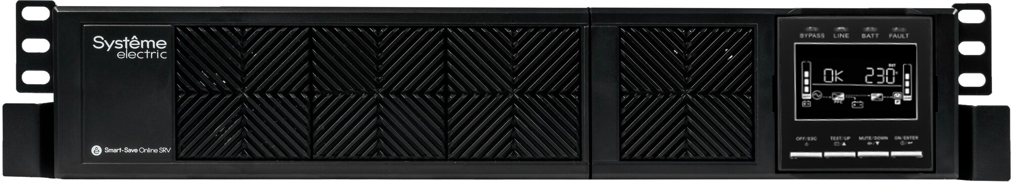 Источник бесперебойного питания Systeme Electriс Smart-Save Online SRT, 8000VA/8000W, On-Line, Extended-run, Rack 2U+3U(Tower convertible), LCD, Out: Hardwire, SNMP Intelligent Slot, USB, RS-232, Pre- Systeme Electric - фото №6