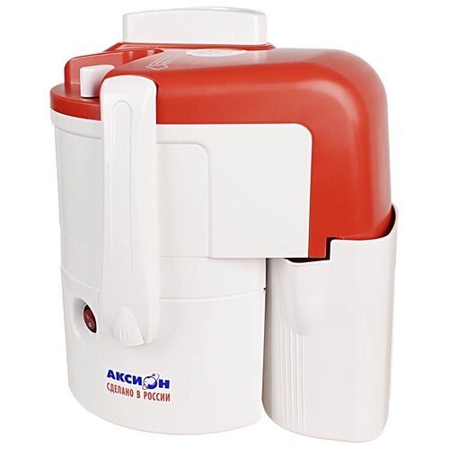Центробежная соковыжималка Аксион СЦ 32.02 Джус с шинковкой, белый/красный