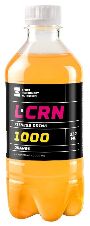 Спортивные технологии Fitness Drink L-Carnitine 1000 330 мл 8 шт (Спортивные технологии) Апельсин