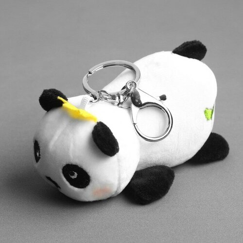 Мягкая игрушка «Панда», на брелоке, 12 см mpets eco игрушка мягкая панда на канате 34 см