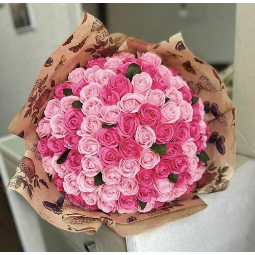 Искусственные цветы / Розы из мыла / Букет