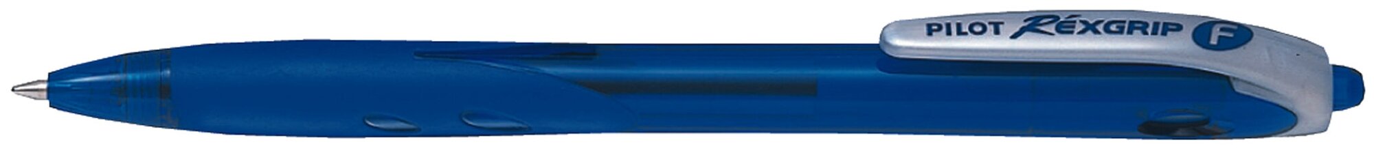 Pilot Ручка шариковая автоматическая Pilot Rex Grip, узел 0.7мм, чернила синие на масляной основе, резиновый упор