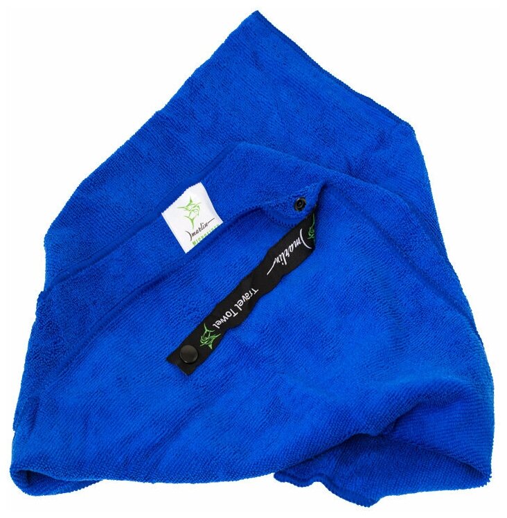 Полотенце из микрофибры махровое Marlin Terry Towel Royale Blue M 60х120 см