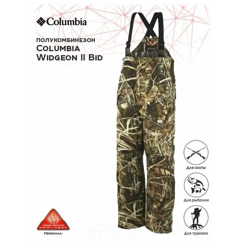 фото Полукомбинезон columbia widgeon ii bid, хаки р. xl hm8111-936 columbia fishing company