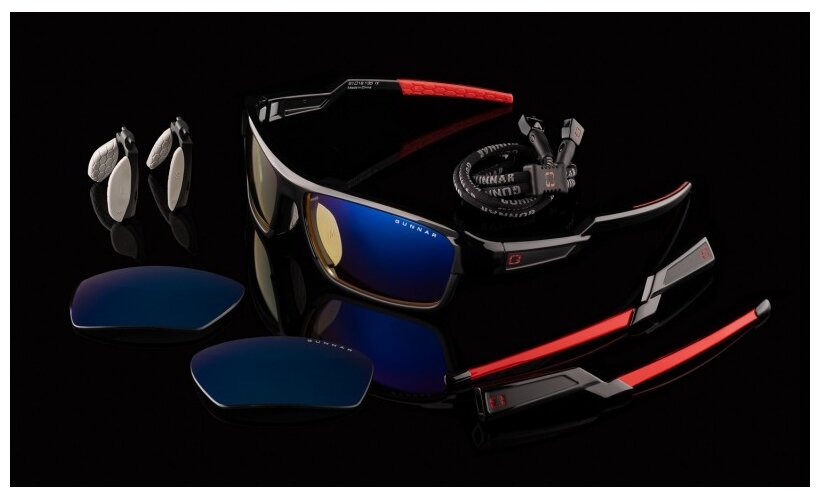 Очки для компьютера GUNNAR Lightning Bolt 360 Onyx (LI3-00101) - фото №2