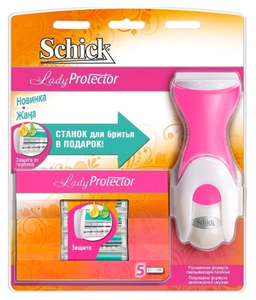 Фото Станок Schick Lady Protector Станок + 5 кассет