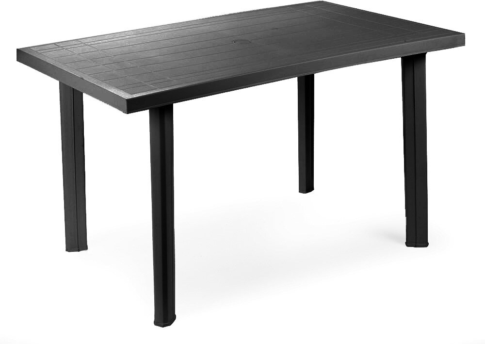 Стол прямоугольный VELO, 126*76 см., антрацит, арт. 60880