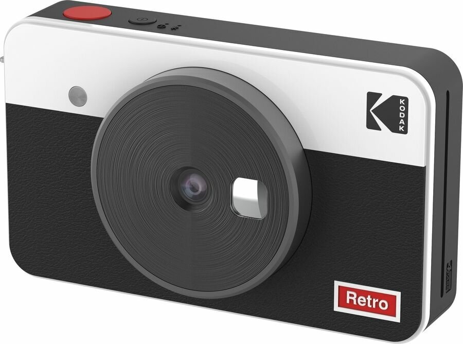 Фотоаппарат моментальной печати Kodak C210R W, белый/ черный