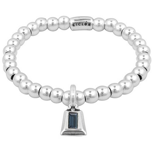 фото Браслет ciclon, detalle, стрейч, с чешским кристаллом, cn-231104 синий