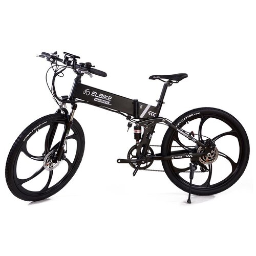 фото Горные (кросс-кантри) велосипеды elbike электровелосипед elbike hummer elite 13, черный