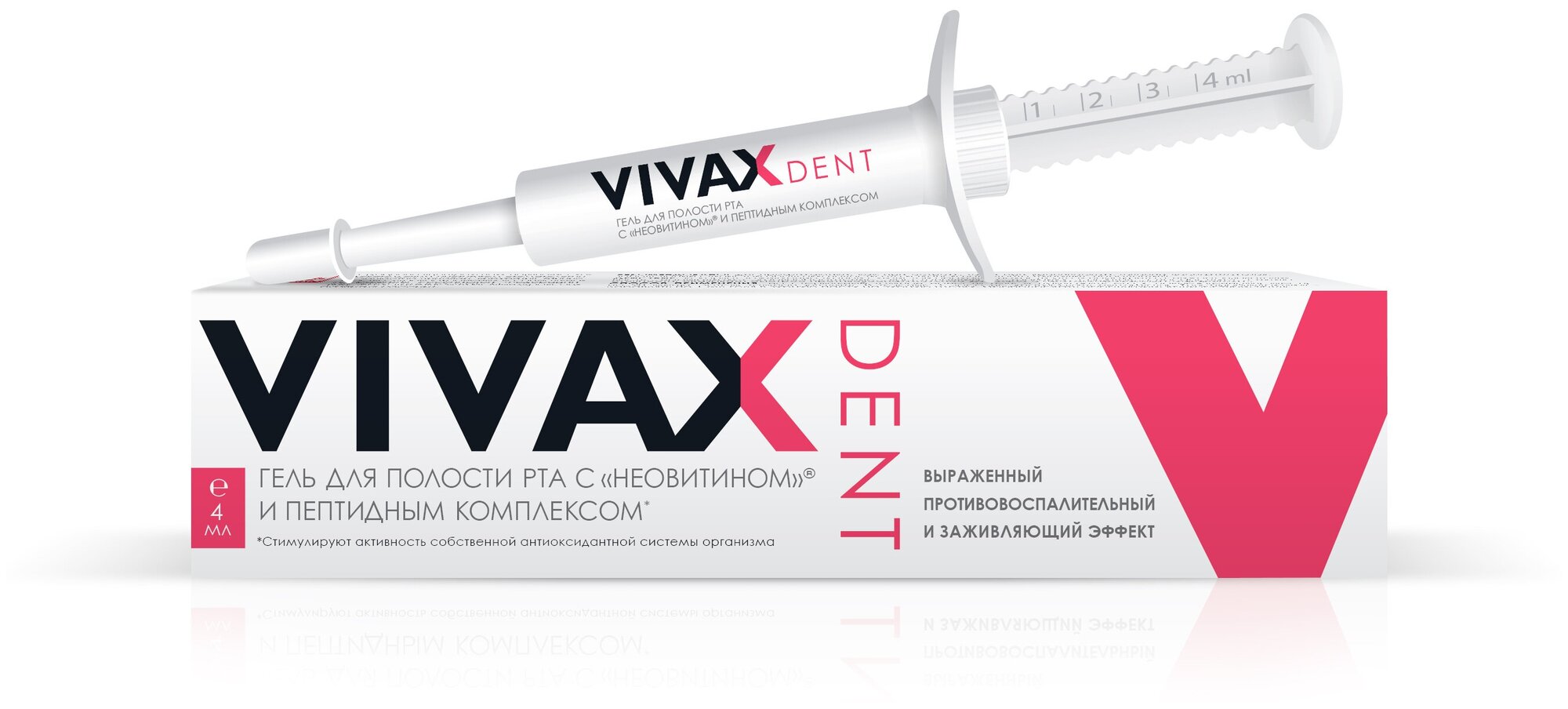 Vivax Противовоспалительный гель для полости рта, 4 мл (Vivax, ) - фото №4