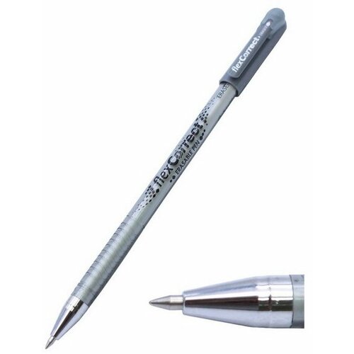 Ручка гелевая со стираемыми чернилами пишущий узел 0.5 мм, чернила чёрные, 12 шт.