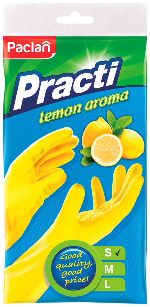 Перчатки Paclan Lemon aroma размер S G.B. Industries - фото №2