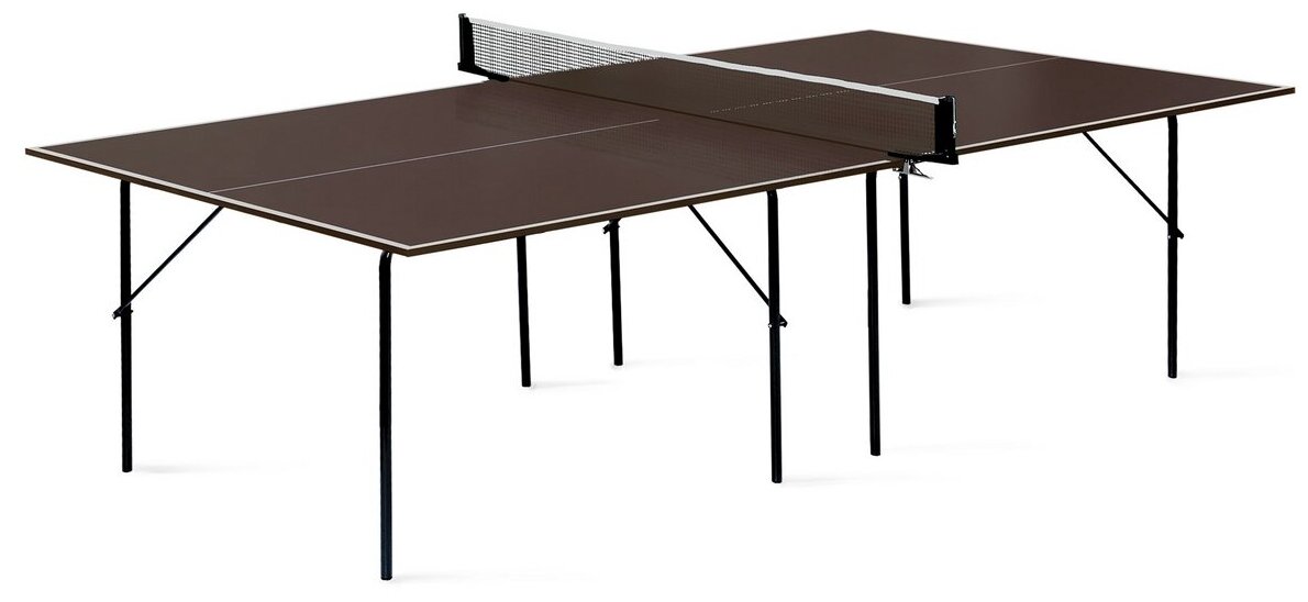 Теннисный стол влагостойкий "Start Line Hobby-2 Outdoor" (273 х 150 х 76 см), коричневый