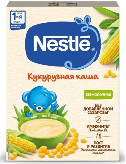 Каша безмолочная Nestle Кукурузная с 4 мес 200 г