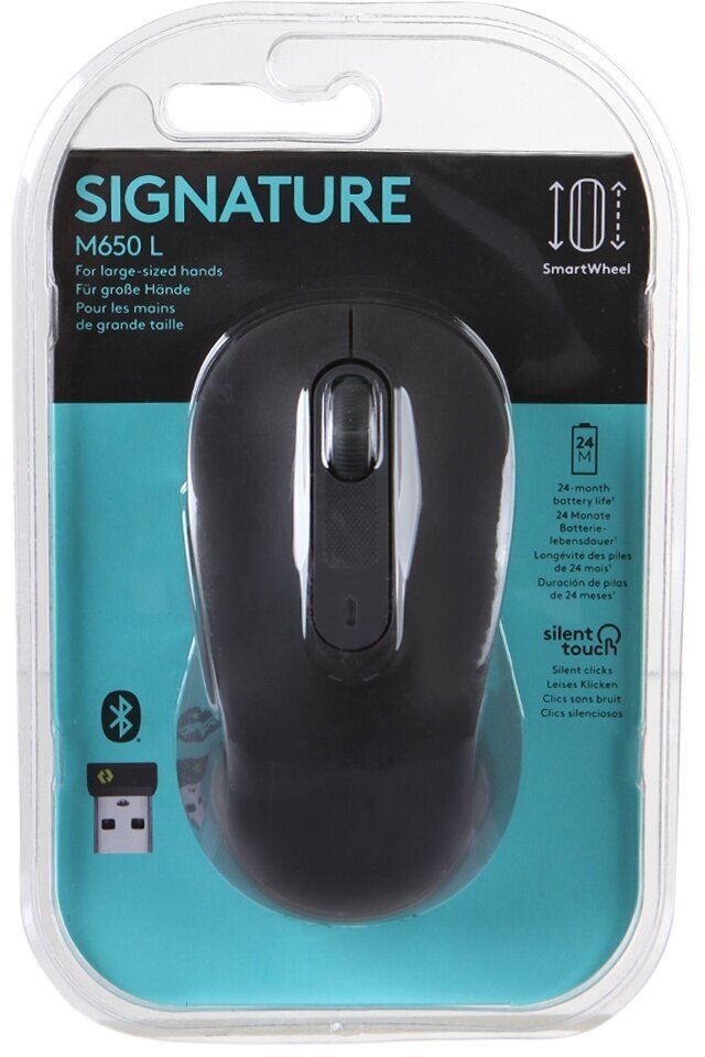 Мышь Logitech Signature M650 L графит (910-006236) - фото №10