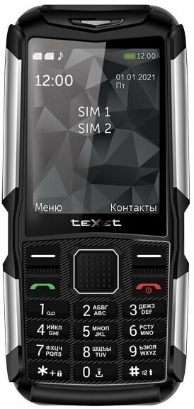 Мобильный телефон teXet TM-D314, черный