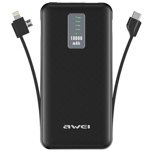 Аккумулятор AWEI P11K 10000 mAh Black