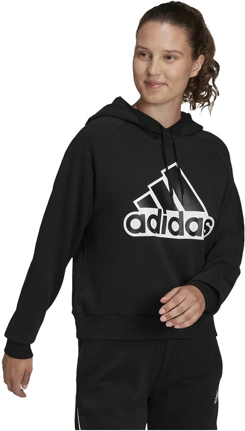 Толстовка adidas, размер 2XS, черный