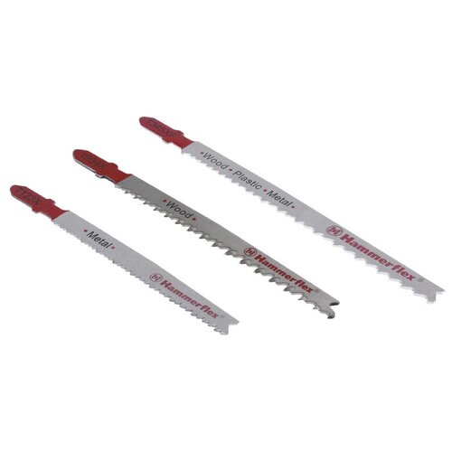 Набор пилок для электролобзика Hammerflex JG MT-PL 204-907, 3 шт.