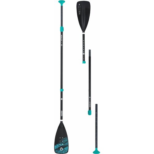 Весло для сап борда Aztron rebel fiberglass 3-section paddle весло aztron race carbon 100 1 section paddle 2021 assorted