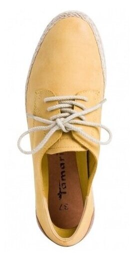 Полуботинки дерби Tamaris, размер 38, желтый — фото 1