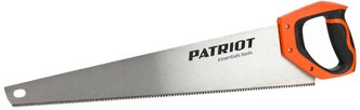 Ножовка PATRIOT WSP-500S, по дереву, 11 TPI мелкий зуб, 3- х сторонняя заточка, 500мм