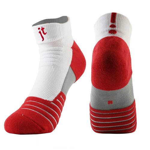Носки justtrack, с утеплением, размер 35-39, белый, красный